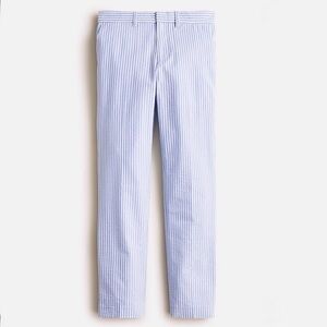 NWT Crewcuts Blue Seersucker Ludlow Slim Pants